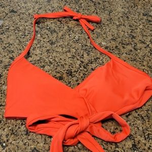 Red Aerie wraparound bikini top